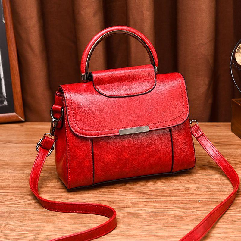 Bag Female Retro Handbag Fashionable Shoulder Crossbody Bag Small Square Bag