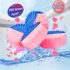 5/10/20Pcs 2 Color Pink & Blue Flush Toilet Bowl Cleaner Tablets Household Condense Cleaner Remove Stain Odor Toilet Blocks Deodorant