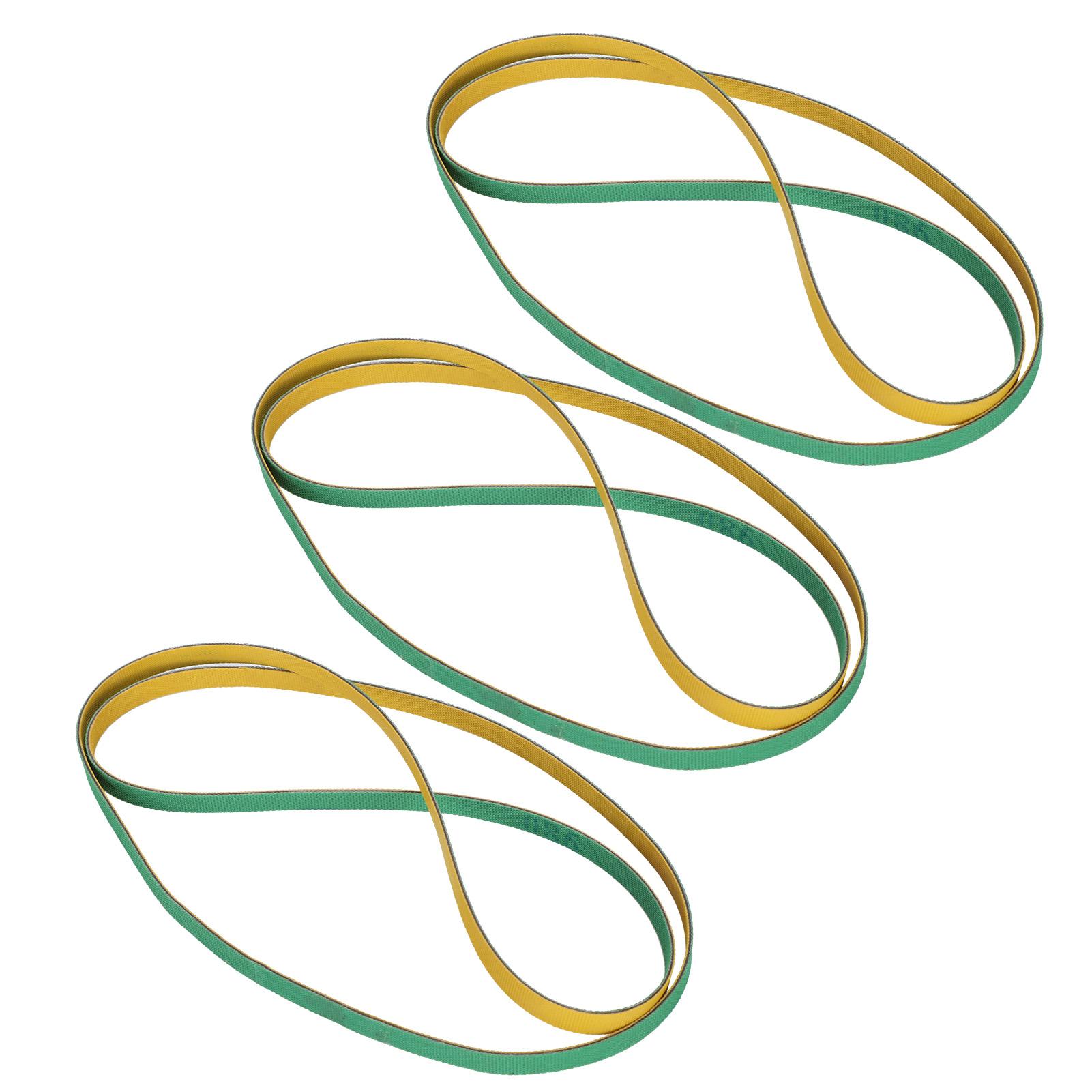 

3 шт., плоский ремень из искусственной кожи, сменный аксессуар по периметру 37,8 дюйма для 801 машины для зачистки