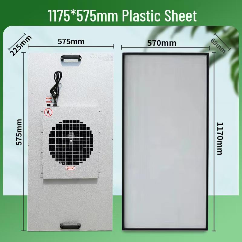 High-Efficiency FFU Air Purifier with Free Shipping and Dust-Free Filter for Clean Booth and Group Control