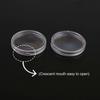 100x Transparent Coin Capsules Coin Case Holders Container Storage Boxes - 25mm
