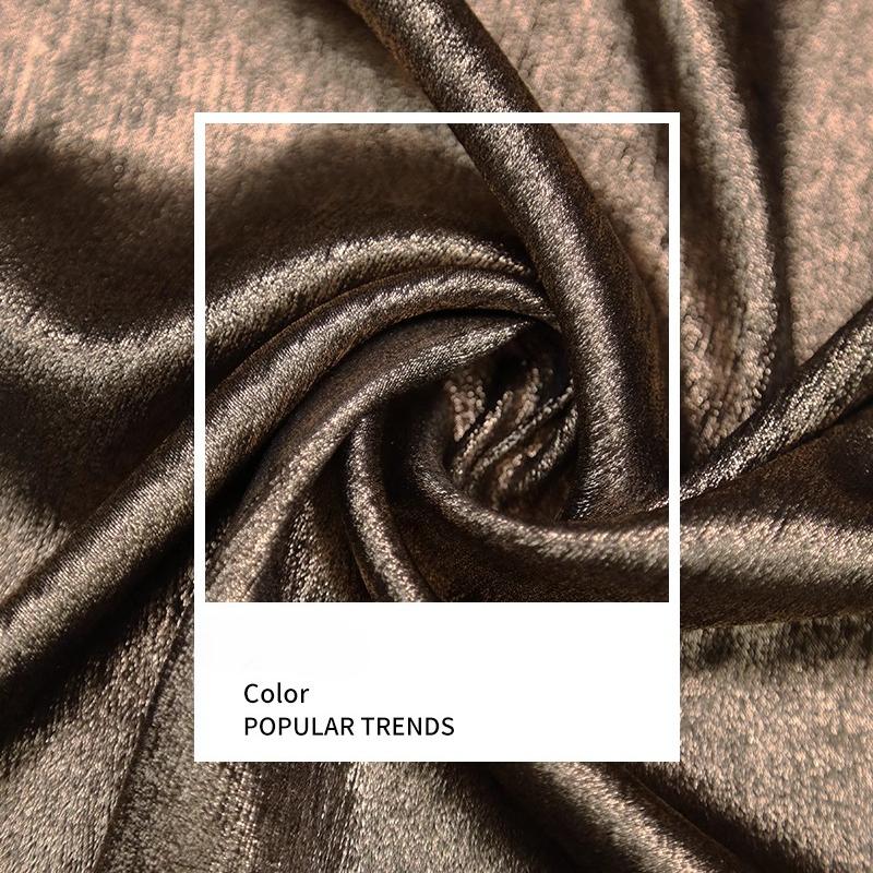 

Fluorescent Silk Chiffon Special Hot Stamping Fabric Metallic Texture Silver Shiny Dress Halter Dress Fashion Designer Fabrics 100x150cm