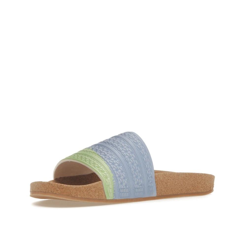 Moomin x adidas Adilette Korkové Nazouváky Moomintroll Dámské Tenisky Modrá Modro-Fúzová Gumová ID4207