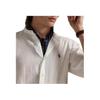 Polo Ralph Lauren Slim Fit Linen Long Sleeve Shirt Men Shirts White 710968925-006