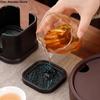 Anti-scalding Cloth Coaster Set Quick-dry Chinese Style Heat Insulation Mat Elegant Vintage Tea Cup Holder Tea Ceremony