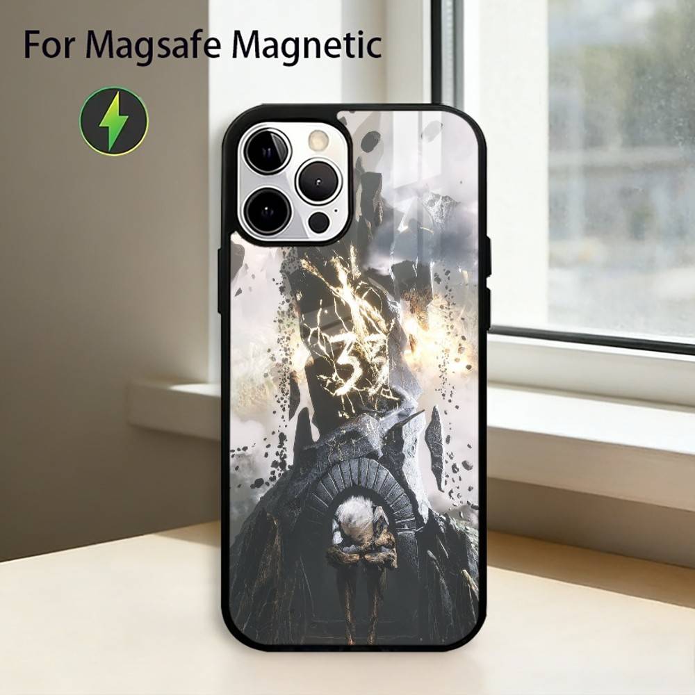 Game C-Clair Obscur E-Expedition 33 Phone Case For iPhone17,16,15,14,13,12,11 Plus,Pro Magnetic For Magsafe Wireless Charging