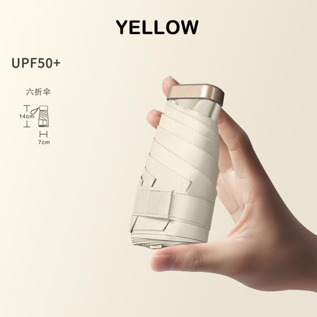 NEW Mini Pocket Umbrella Ultralight 6 Ribs Parasol Rain Sun Women's Man Girls Anti UV Portable Folding