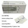12pcs Pet Specific PDO 3/8 Circle 90CM With Needle 2/0 3/0 4/0 5/0 round bodied / reverse cutting Animal Cat Dog Pet Care Room 3