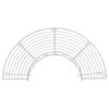 Tree Bench 4 Seater 160 x 80 x 89 cm Steel Antique White
