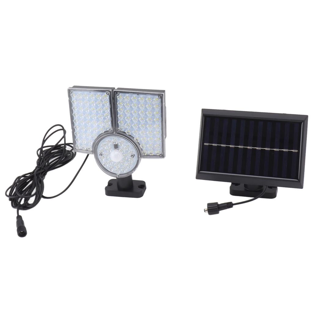 Split Solar Outdoor Lights Flexible IP65 Weatherproof Motion Sensor LED Solar Wall Light with