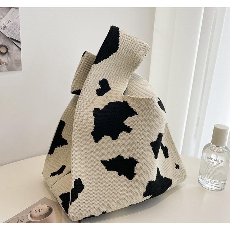 Knitted bag, gift bag, souvenir gift, woven bag, gift bag, fashion wrist bag, handbag, women's bucket bag.