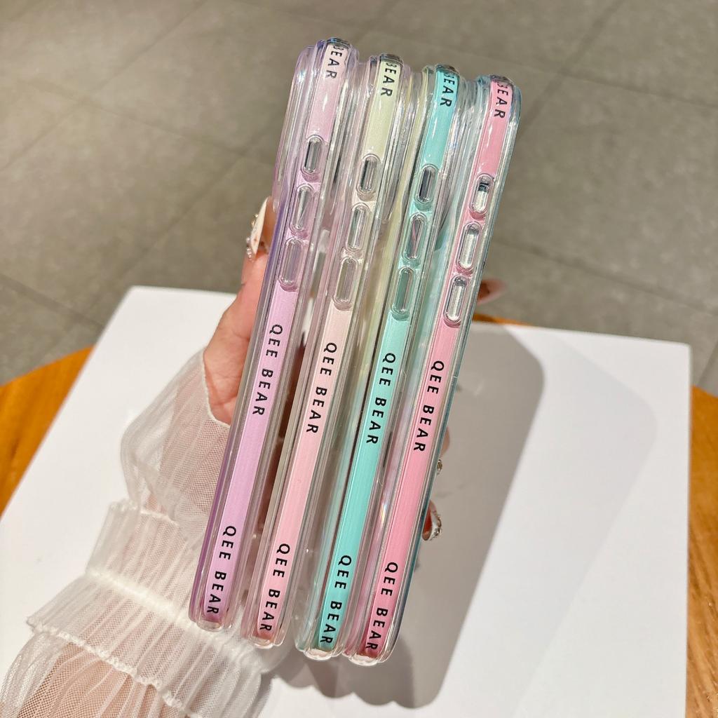 Candy Color Gradient Shell Texture Magnetic Wireless Charger Case for IPhone 18 17 Pro Max 16 15 14 13 12 Hard Shockproof Camera Lens Protective Cover
