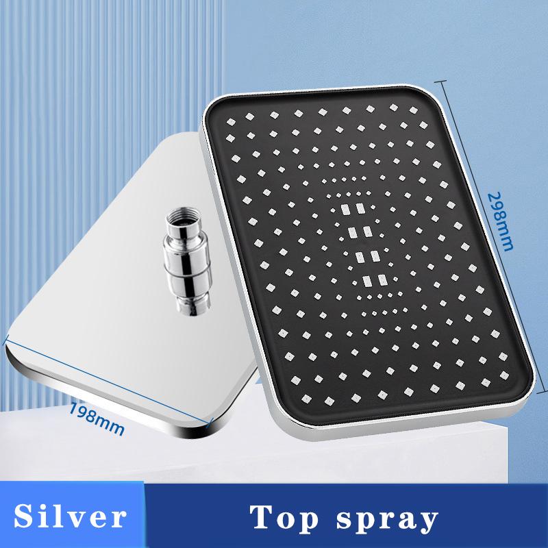 

Новый 14-дюймовый верхний душ высокого давления, распылитель «цветок», вращающийся на 360°, водосберегающая насадка для душа с высоким потоком и давлением 1pcs