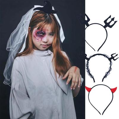 Akcesoria do kostiumów na imprezę halloweenową Opaska na głowę na Halloween Pająk Obręcz do włosów dla kobiet Opaski na włosy na Halloween