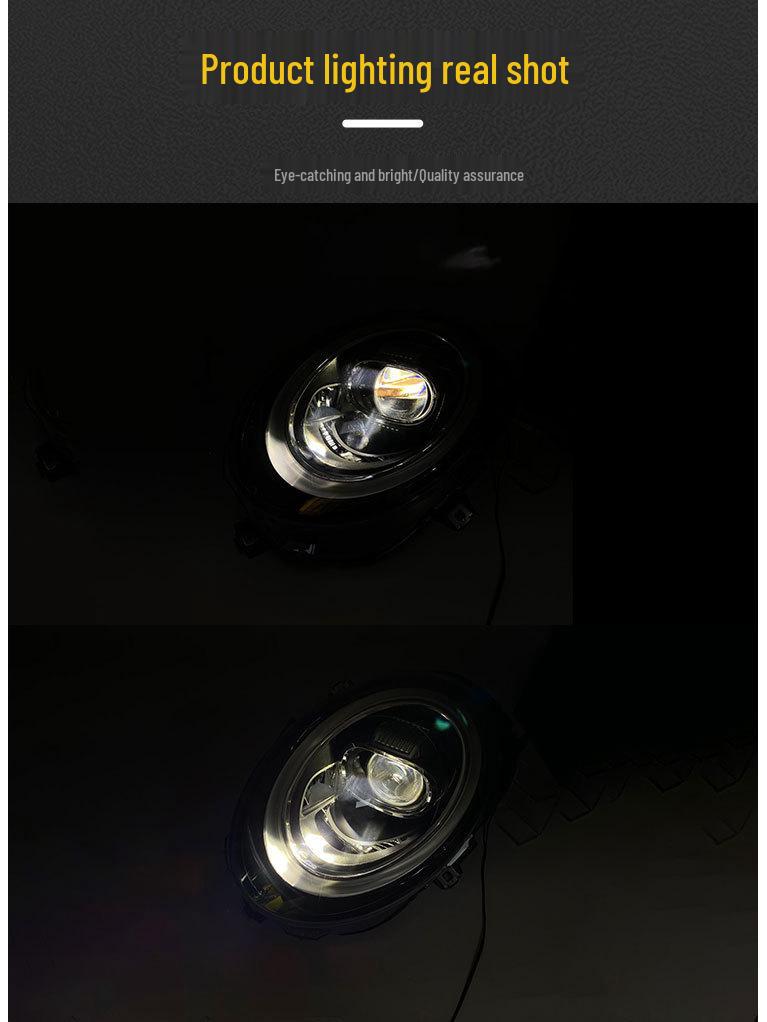 BMW Mini F56 Full-Color LED Angel Eye Headlight Assembly