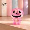 Halloween Stress Relief Toys Glitter Pumpkin Ghost Squeeze Toy, Clear Man Spooky Fidget TOy Sensory Party Favors