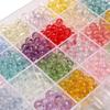 20-50Pcs High Transparency Glass Beads Loose Spacer Beads for Jewelry Making DIY Bracelet Necklace