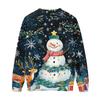 Weihnachtspullover für Kinder Jungen und Mädchen Strickpullover Niedliches Shirt Herbst Rundhals-Pullover Tops