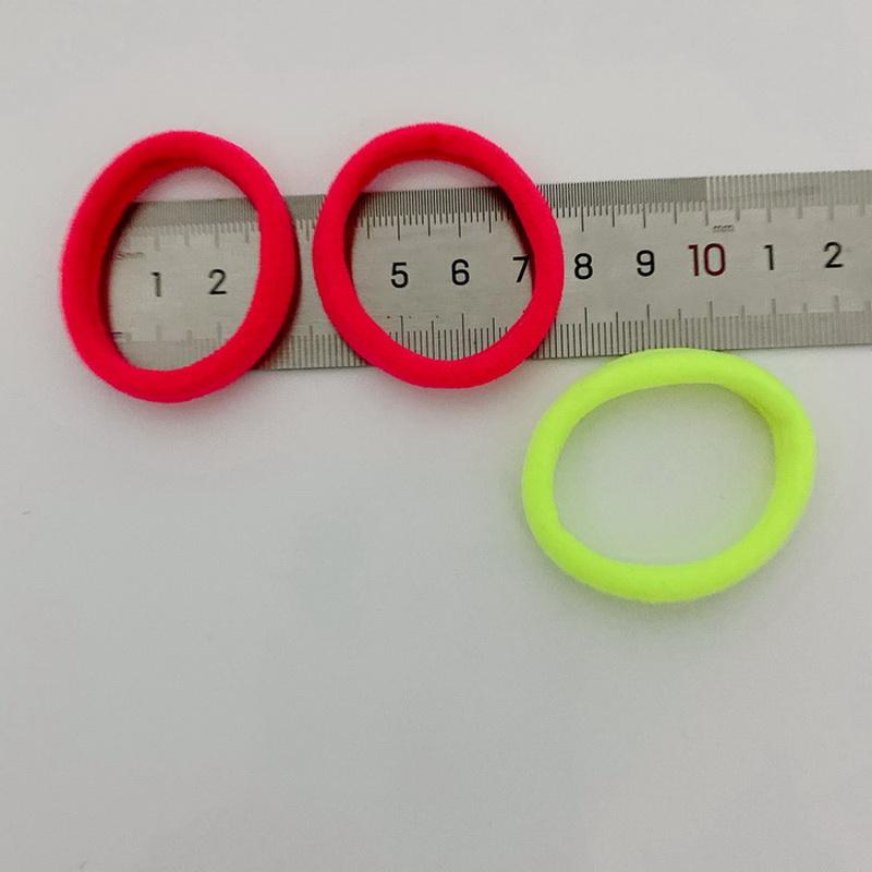 24pcs/set Women Elastic Hair Bands Girls Balck Hair Ring Gum Kid Colorful Nylon Headband  Ponytail Holder Scrunchie