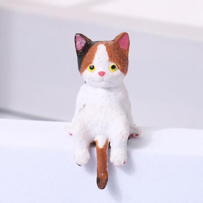 5/12 ks Mini figurka kočky Držák na palubní desku auta Displej středové konzole Spící Ležící Sedící Kotě Soška Zvířecí socha Ozdoba