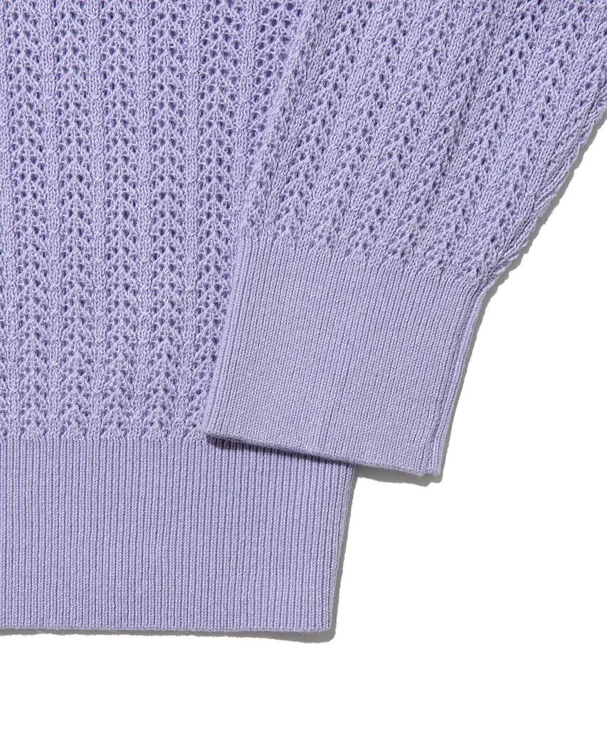 LEE Women'S Round Neck Scaly Knit Lavender