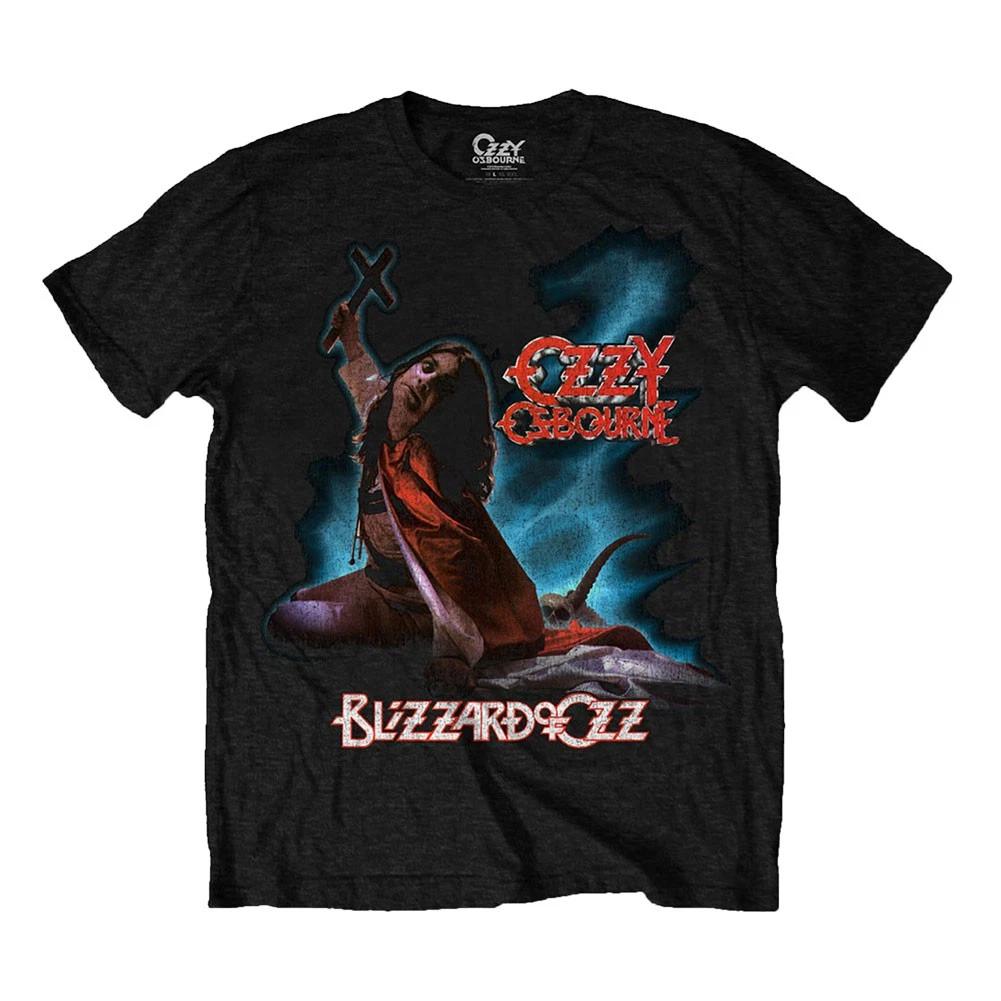 Men s Ozzy Osbourne Blizzard of Ozz Slim Fit T-shirt Large Black XL