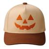 Halloween Pumpkin Face Baseball Hat for Women Men Funny Halloween Cap Ideal Gift for Outdoor Activities Fishing Camping & Daily