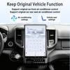 jcrwk9 Viknav Car Radio For Dodge Ram 1500 2019-2023 Tesla Touch Screen Upgrade Android Auto Stereo Wireless CarPlay GPS Navigation