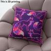 Neon Glow Mystical Fox Print Throw Pillow Covers Pattern Cushion Cover Suitable For Sofa Bedroom Car Pillow Cover