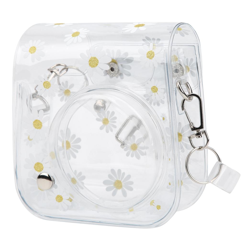 Transparent Small Camera Bag PVC Case with Shoulder Strap for Fujifilm Instax Mini 11 9 8