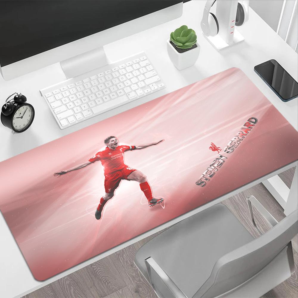 Steven Gerrard Football Legend Large Mouse Pad Keyboard Mat Computer Desk Keyboard Mat Non-Slip Rubber Bottom Perfect Gift for Gamers And Professional