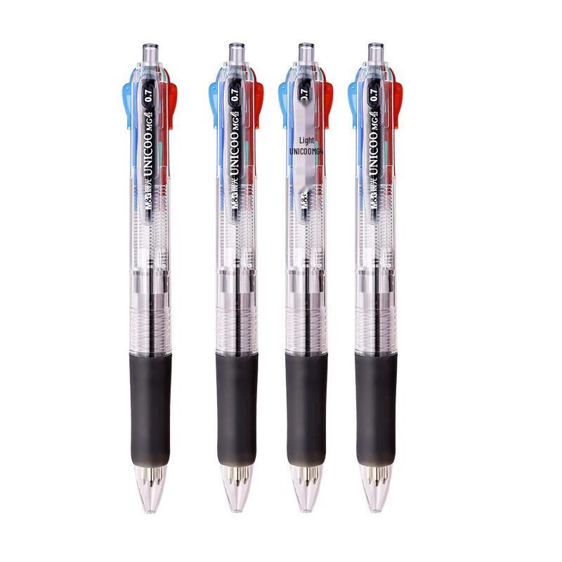 Bolígrafo Retráctil M&G de 4 Colores, 0.7mm