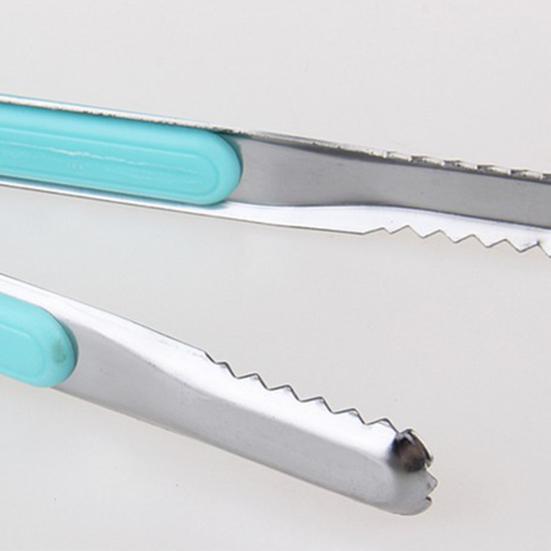 Portable Rust-Free Reusable Metal Handy Dessert Bread Food Clips for Picnic Cooking Clips