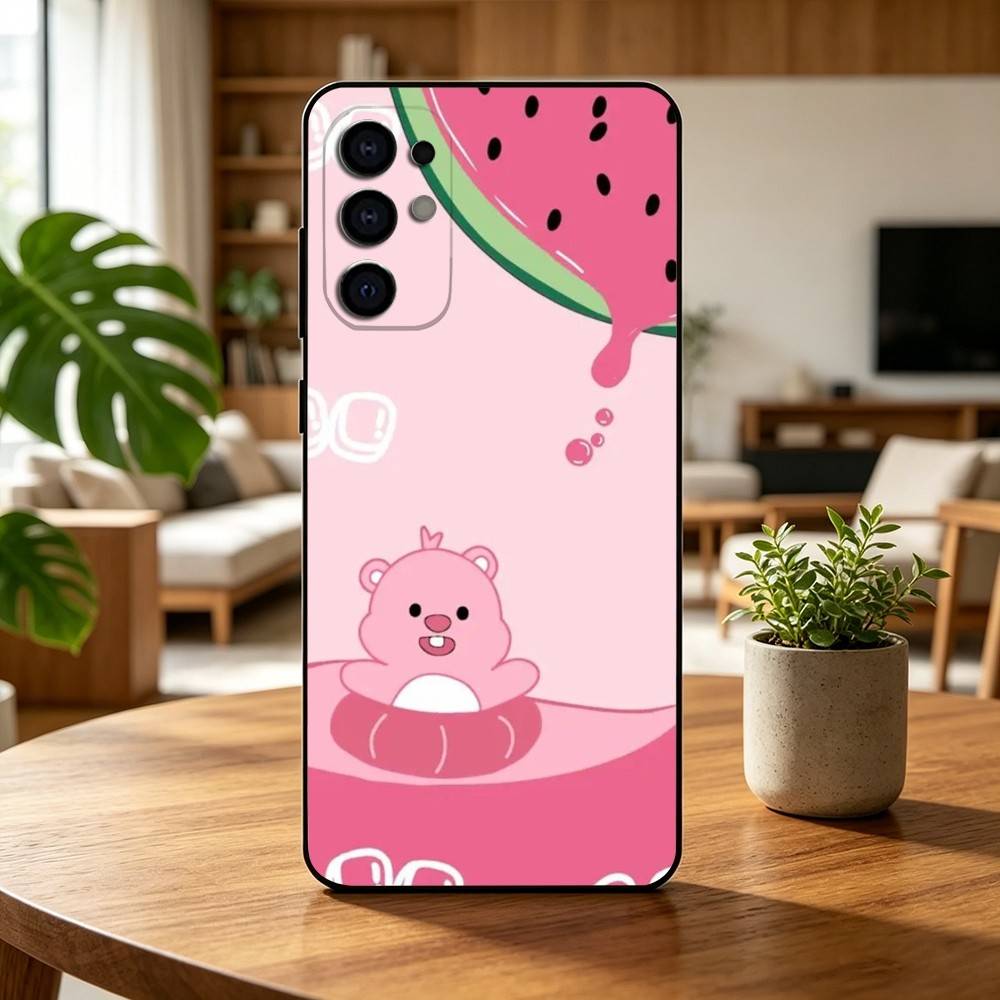 FOR C-Cute L-Loopys Gift Phone Case For Samsung S25,S24,S21,S22,S23,S30,Ultra,S20,Plus,Fe,Lite,Note,10,Black Cover