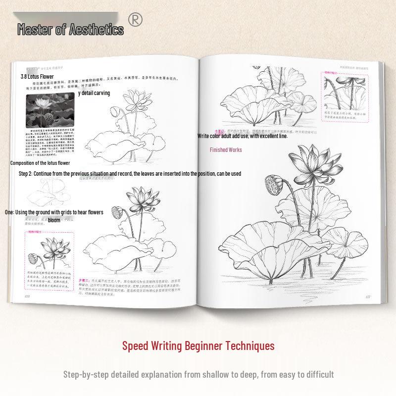 Beginner's Guide: Sketching Techniques for Flowers, Animals, and Landscapes