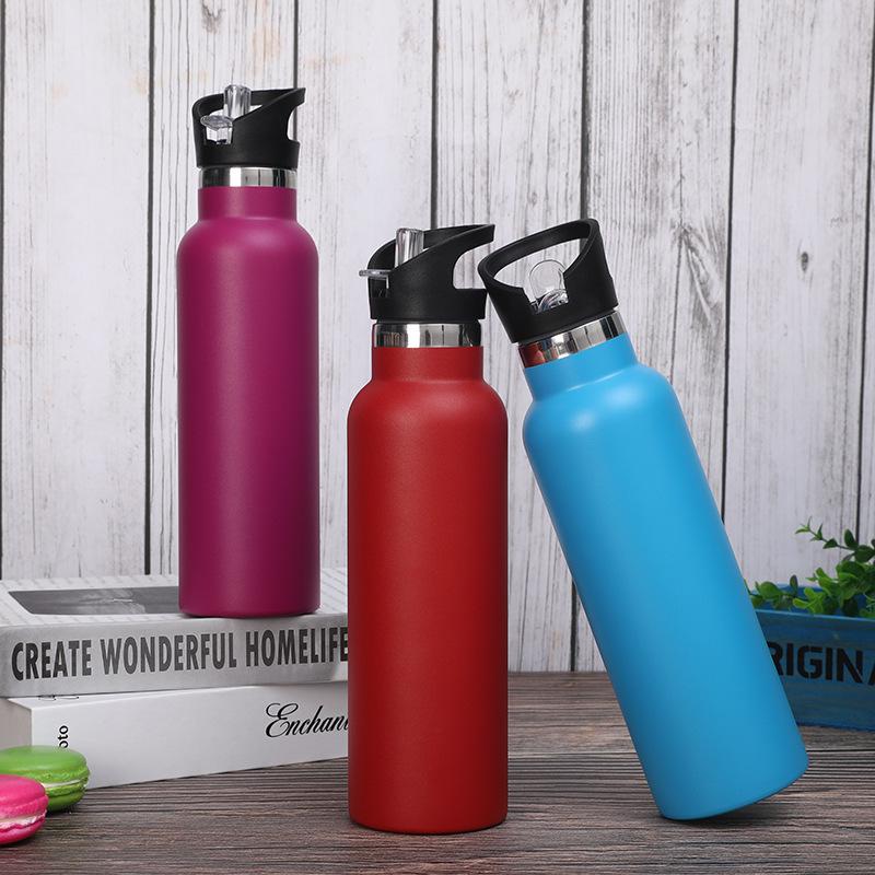

600Ml Beaker Insulation Cup Logo Custom Stainless Steel Climbing Cup Gift Sports Bottle Personized Creative Water