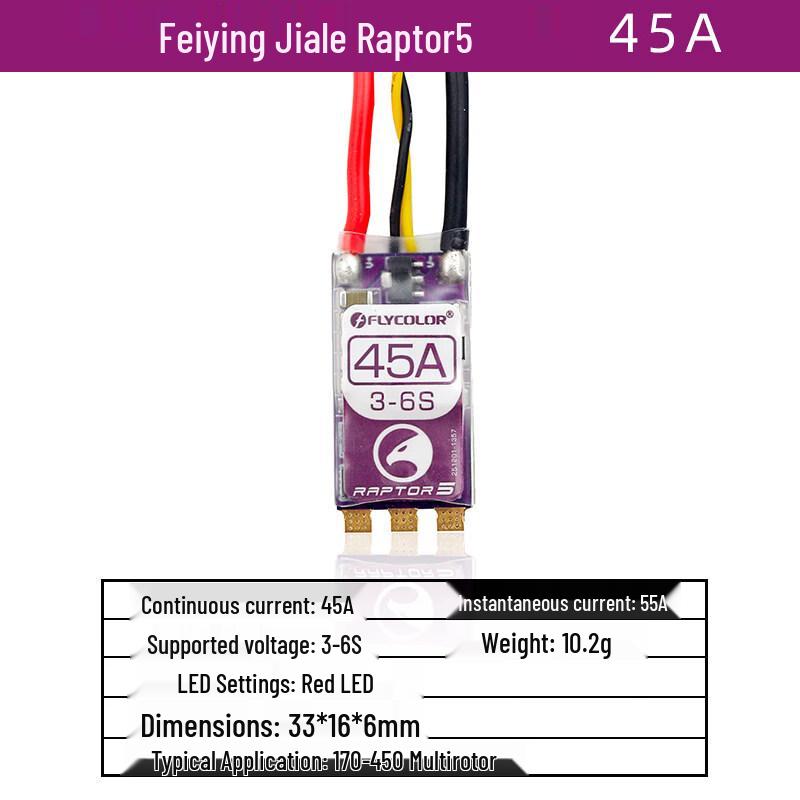

FLYCOLOR Raptor 5th Gen BL32 45A Racing Drone ESC