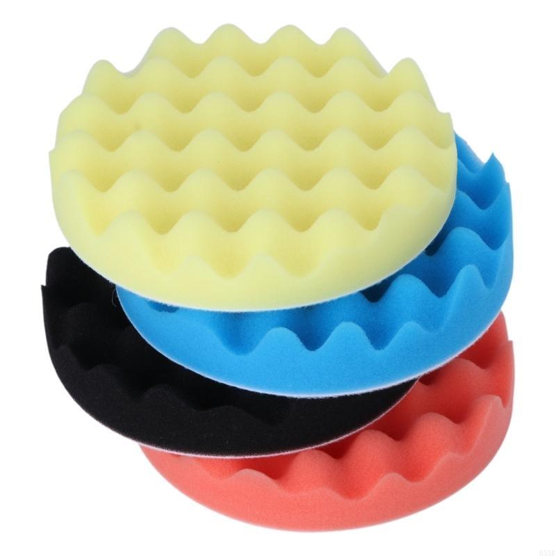 

2025 Новые 4 шт. 6-дюймовые полировальные губки для полировальной машинки жёлтый