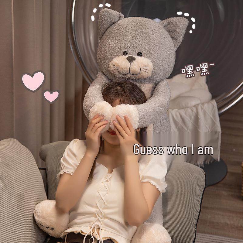 Calico Cat Plush Toy: Cozy Kitten Pillow for Kids' Comfort & Girls' Gift