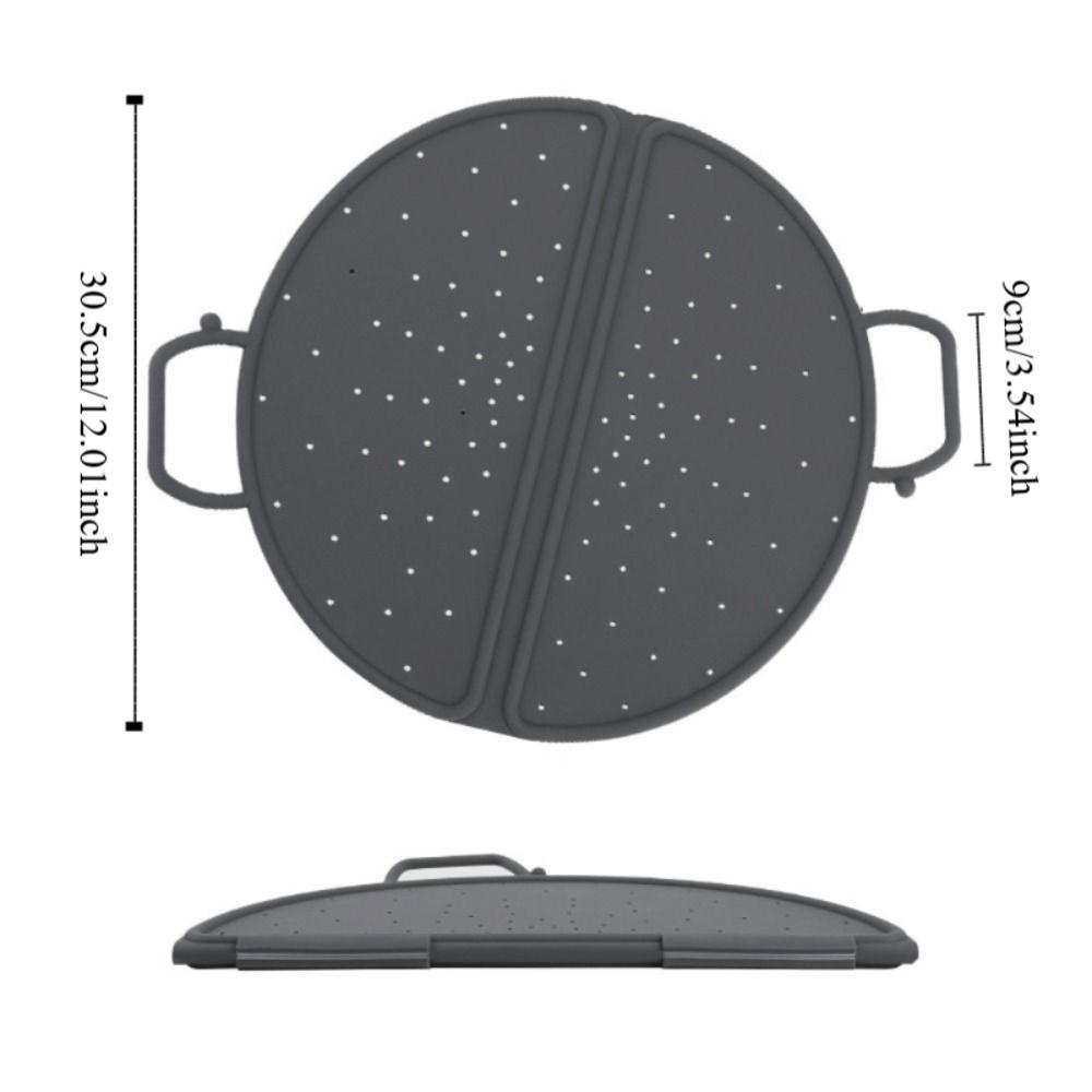 Silicone Steaming Rack Heat Resistant Drain Rack Multifunctional Foldable Steamer Basket  Wok
