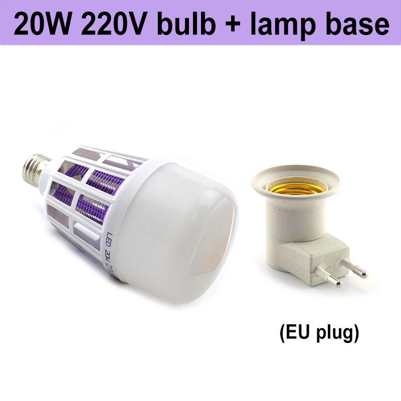 9W/15W/20W LED Mosquito Killer Bulb 2 In 1 LED Bulb Light E27 For Indoor Anti Mosquito Repellent Bug Zapper AC 175~2200V