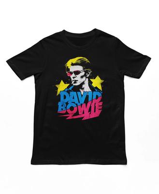 David Bowie Starman Mens T Shirt Music Classic Concert Rock Band Tee New Black