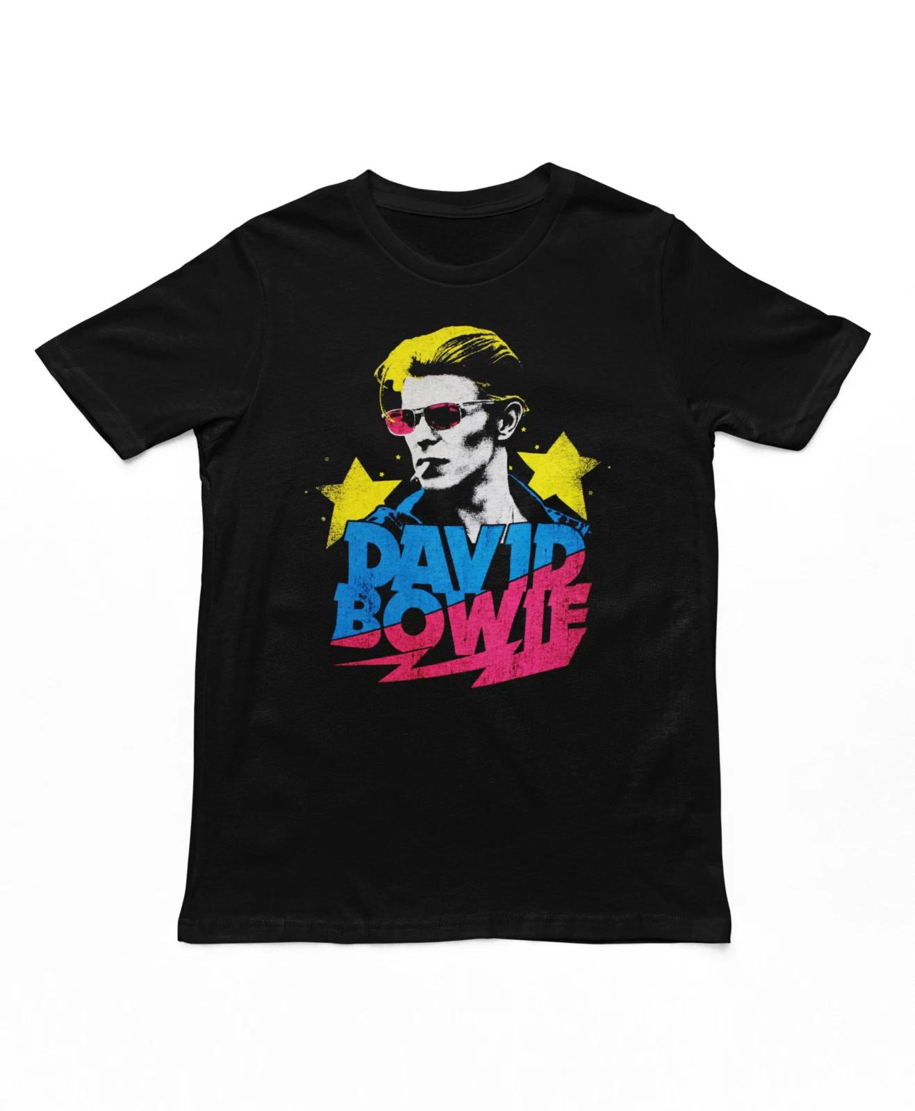 David Bowie Starman Mens T Shirt Music Classic Concert Rock Band Tee New Black S