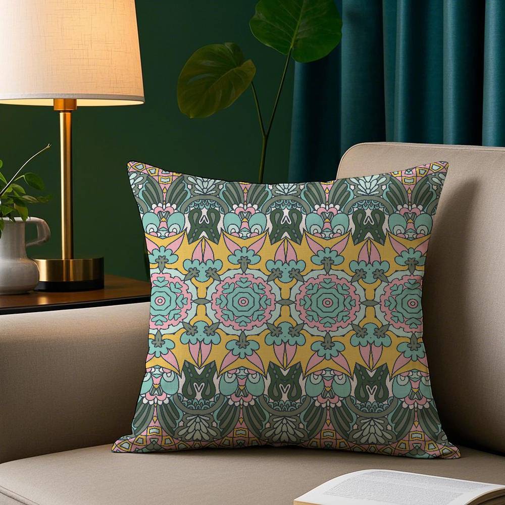 

Этнический ретро тотем Богемная наволочка Короткий плюш Принт Наволочка для подушки Квадратные наволочки для диванных подушек Домашний декор для дивана 12x12Inch