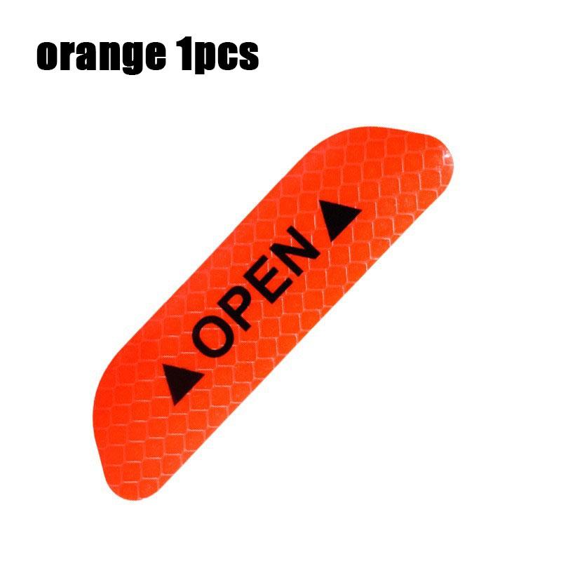 1/4PCS Car Door Reflective Sticker Safety Opening Warning Reflective Tape Car Accessories Interior Exterior Reflector