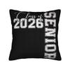 Class of  Senior Graduation Pillow Covers Printing Cushion Cover Decorations  Throw Pillow Case Cover Chair Multiple Sizes