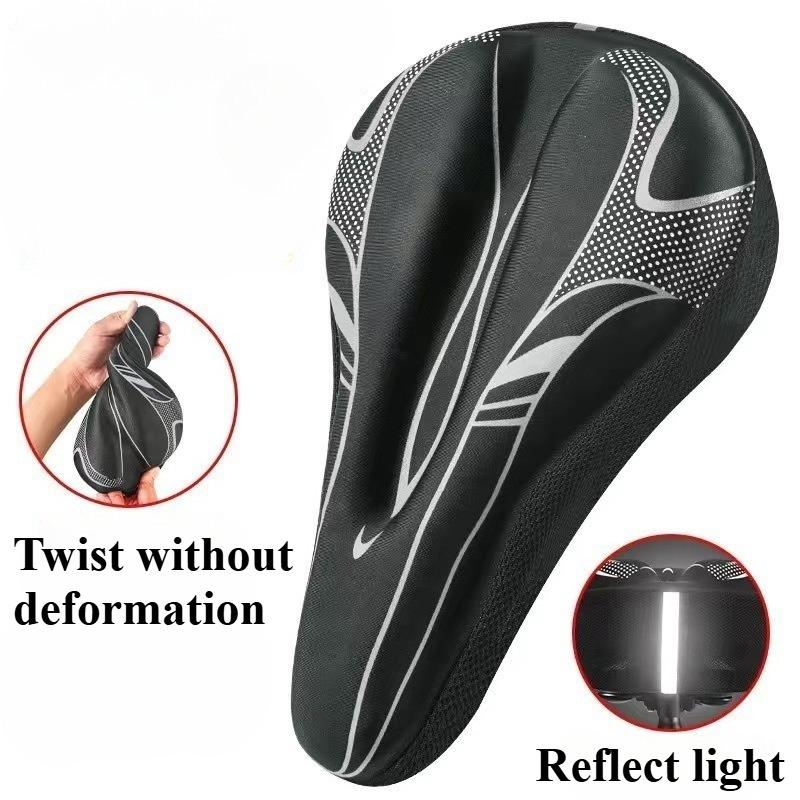 3D Mountain Bike Seat Cover Thickened Soft Bicycle Saddle Cushion Road Bikes Seat Covers Cycling Products Accessories