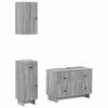 3 Piece Bathroom Cabinet System EDE Sonoma Grey
