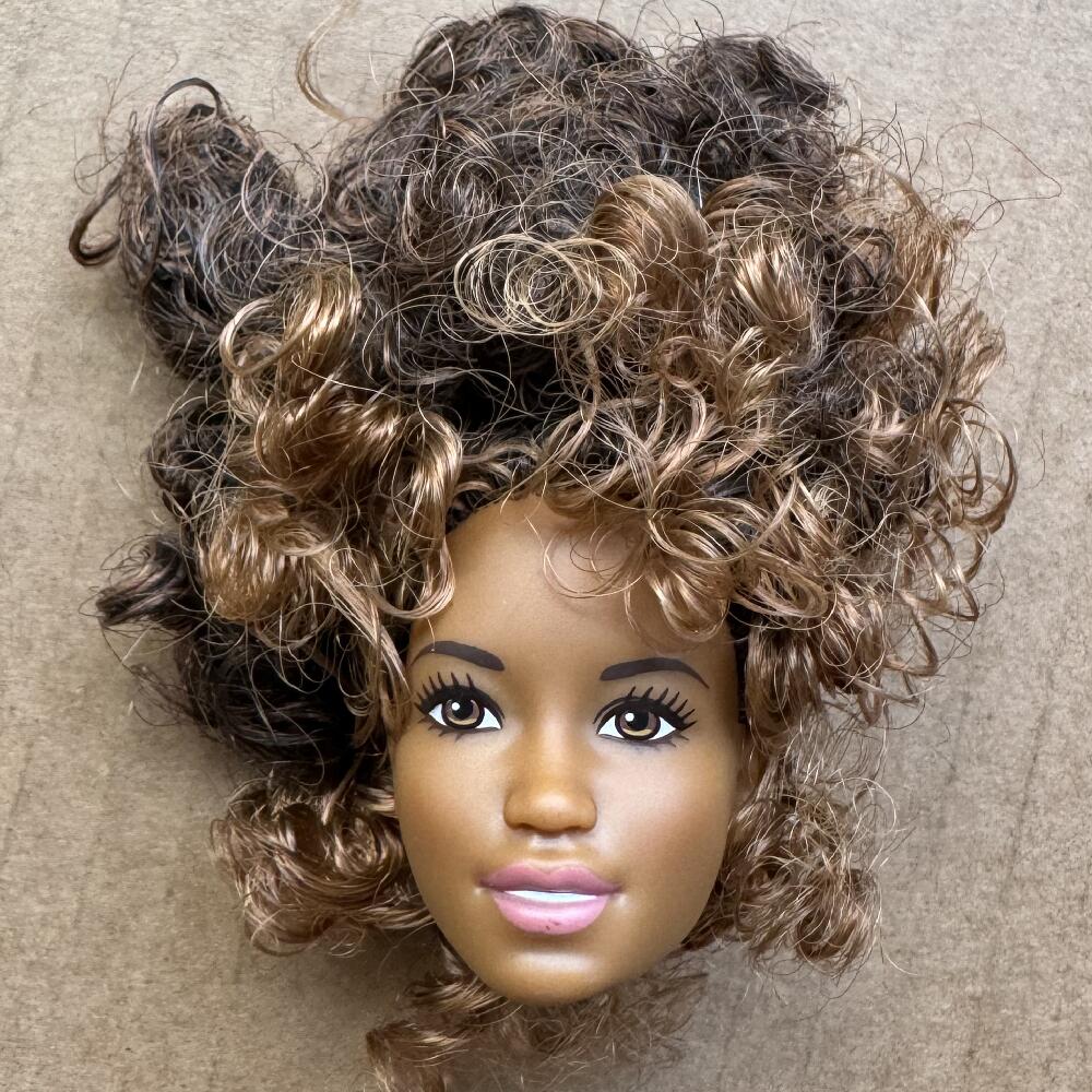 1/6 Doll Heads Rare Face White Beige Brown Skin Tone