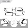Carbon Fiber Texture ABS Taillight Cover for Jeep Grand Cherokee